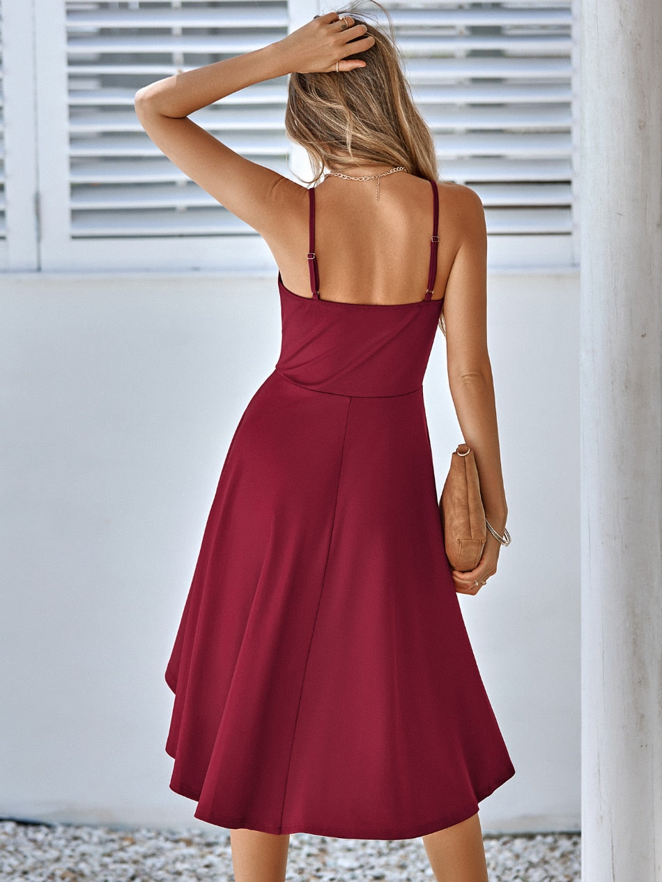 Eleganza Sling Midi Dresses